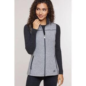 Overland Eva Italian Wool-Blend Fleece Vest Size XS
